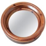Large Wooden Porthole Mirror by Ralph Lauren