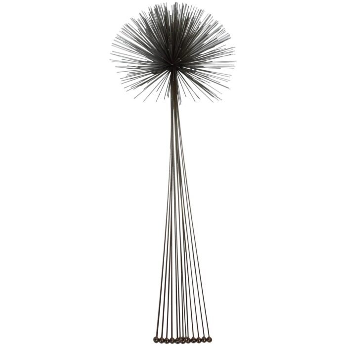 Mixed Metal Curtis Jere Elongated ‘Urchin’ Wall Sculpture