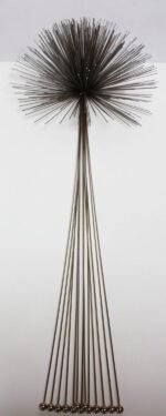 Mixed Metal Curtis Jere Elongated 'Urchin' Wall Sculpture - Image 8