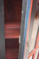 Charming Folk Art Curio Cabinet with Original Paint - Image 6