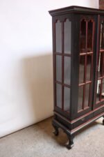 Charming Folk Art Curio Cabinet with Original Paint - Image 9