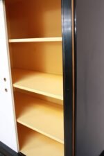 1970s James Mont Style Ebonized Armoire - Image 7