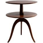 Edward Wormley for Dunbar, Two-Tier Mahogany Occasional Table