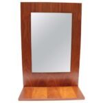Mid-Century American Modern Walnut Wall or Tabletop Mirror