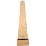 Maitland-Smith Tessellated Coral Obelisk