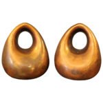 Ben Seibel Copper Finish Bookends