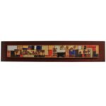 Harris Strong Abstract Ceramic Tile on Board