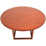 Danish Teak Round Coffee / Dining Table