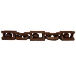 Mid-20th Century Primitive Hand-Carved Wooden 'Chain'