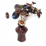 Scandinavian Modern Ceramic Flower Arrangement