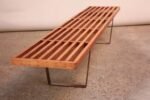 Mid-Century Slatted Table after George Nelson - Image 7