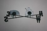 Curtis Jere Enamel on Copper Bird Weather Vane Wall Sculpture - Image 2