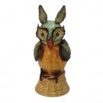 Large Italian Modern Ceramic Owl