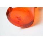Small Tangerine Blown Glass Pitcher By Wayne Husted for Blenko - Image 9