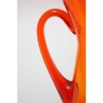Small Tangerine Blown Glass Pitcher By Wayne Husted for Blenko - Image 5
