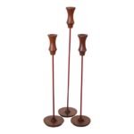 Trio of Danish Modern Candlesticks