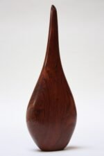 Hand-Turned Rosewood Bud Vase - Image 2