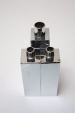 Trio of Swedish Chrome-Plated Candle Holders by Hans-Agne Jakobsson - Image 11