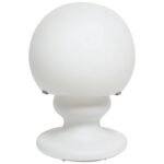 Substantial Mid-Century Italian Modern Cased and Frosted Glass Lamp