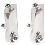 Mid-Century Modern Polished Chrome Free-Form Table Lamps