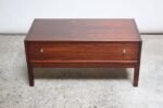 Danish Rosewood Single-Drawer Hallway Chest with Aluminium Pulls - Image 2