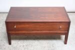 Danish Rosewood Single-Drawer Hallway Chest with Aluminium Pulls - Image 3