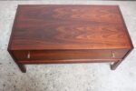 Danish Rosewood Single-Drawer Hallway Chest with Aluminium Pulls - Image 5