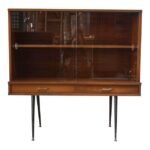 Mid-Century Modern Walnut Book Case