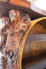 Witko Bar and Stools with Dragon and Seahorse Decoration - Image 7