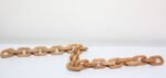 Large Folk Art Hand Carved Wooden Whimsy Chain - Image 2