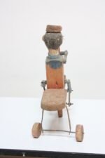 Folk Art 'Cyclist' with Original Paint and Action - Image 12