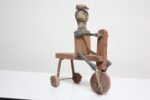 Folk Art 'Cyclist' with Original Paint and Action - Image 2