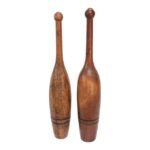 Pair of Antique Indian Juggling Pins