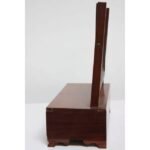 Early 19th Century Chippendale-Style English Mahogany Shave Mirror - Image 3