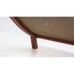 Sculptural Danish Modern Walnut Magazine Rack - Image 8