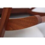 Sculptural Danish Modern Walnut Magazine Rack - Image 6