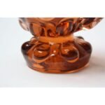 Mid Century Blown Glass Pink Bubble Pitcher After Fenton - Image 2