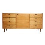 Edmond J. Spence Sideboard in Maple and Brass