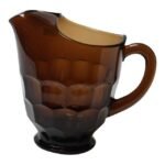 Viking Glass Georgian Honeycomb Pitcher in Chestnut