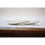 Pair of Vintage John Prip for Reed and Barton Footed Triangular Dishes - Image 7