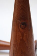 Pair of Sculptural Danish Modern Teak Candle Holders - Image 8