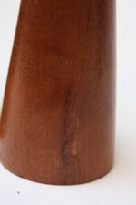 Pair of Sculptural Danish Modern Teak Candle Holders - Image 5