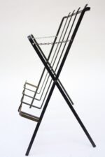 Mid Century American Modern Metal Magazine Rack - Image 5
