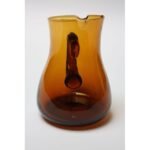 Mid Century American Modern Brown Glass Pitcher / Creamer by Pilgrim - Image 2