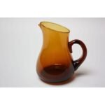 Mid Century American Modern Brown Glass Pitcher / Creamer by Pilgrim - Image 6