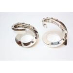 Pair of Bertil Vallien for Dansk Silver-Plated Spiral Candlesticks - Image 8