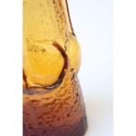 Pair of Stelvia Amber Blown-Glass 'Antiqua' Vases designed by Wayne Husted - Image 4