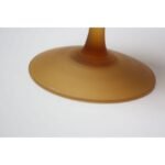 Vintage Italian Honey Amber Frosted Glass Vase - Image 10