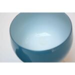 Vintage Empoli Blue Blown Glass Lidded-Apothecary / Candy Dish - Image 3