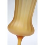 Vintage Italian Honey Amber Frosted Glass Vase - Image 5